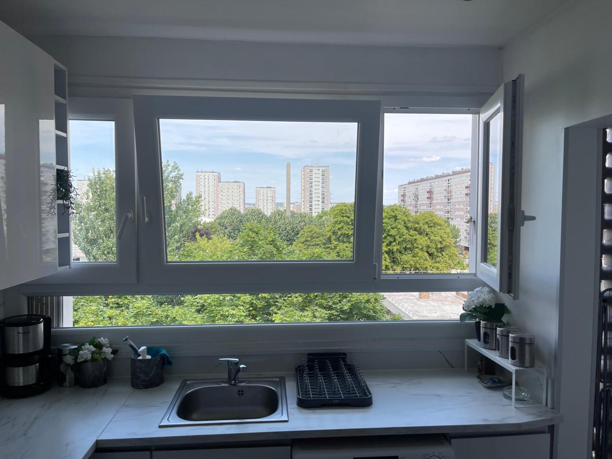 Tres Joli Appartement Mignon Confortable A Paris Villeneuve-La-Garenne Bagian luar foto